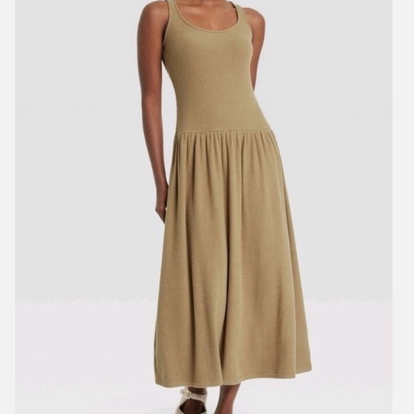 Universal Thread Dresses & Skirts - Universal Thread Women’s Drop Waist Ribbed Knit Midi Dress NWT Multiple Sizes